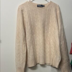 Polo by Ralph Lauren Beige Cashmere Sweater